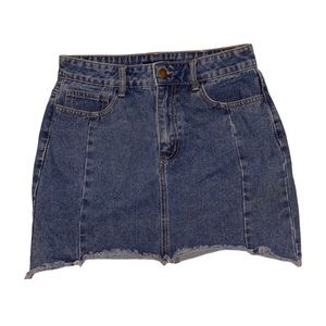 FOREVER 21 Denim Mini Skirt with Pockets